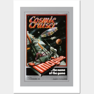 Cosmic Cruiser - Commodore 64 Cover Art Posters and Art